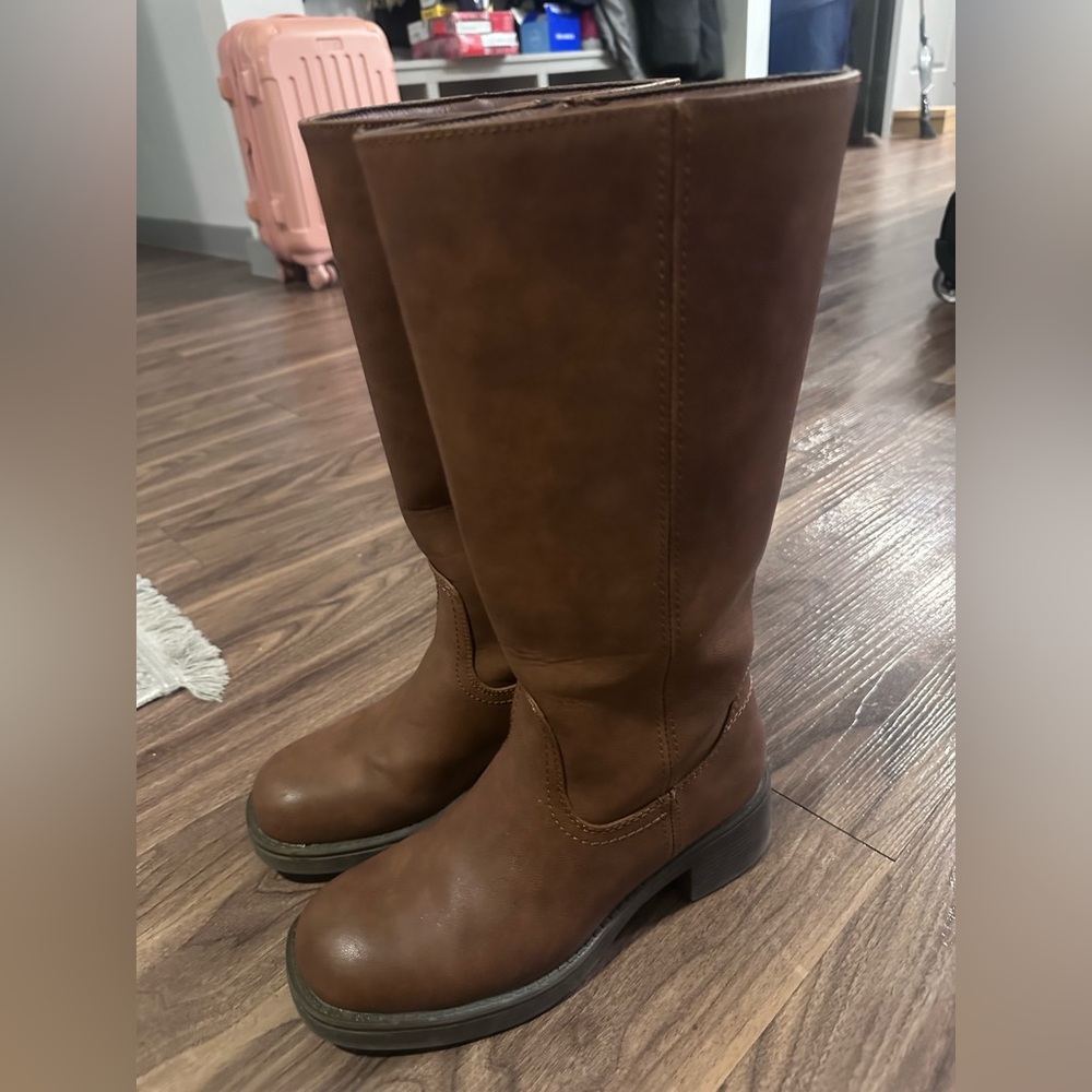 Brown Knee-High Boots For Women Size 6.5 Pre-owned